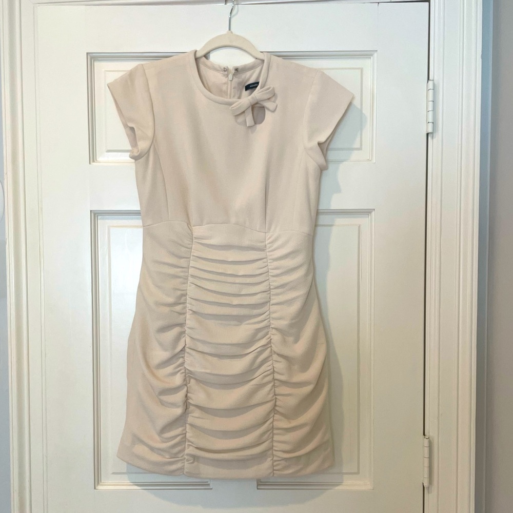 Cream Nanette Lenore short dress, Size 8